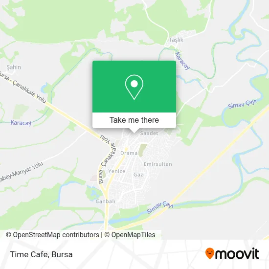 Time Cafe map