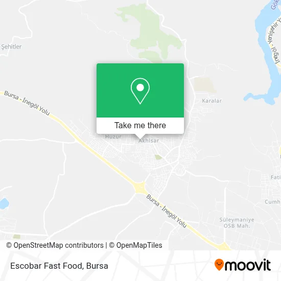 Escobar Fast Food map