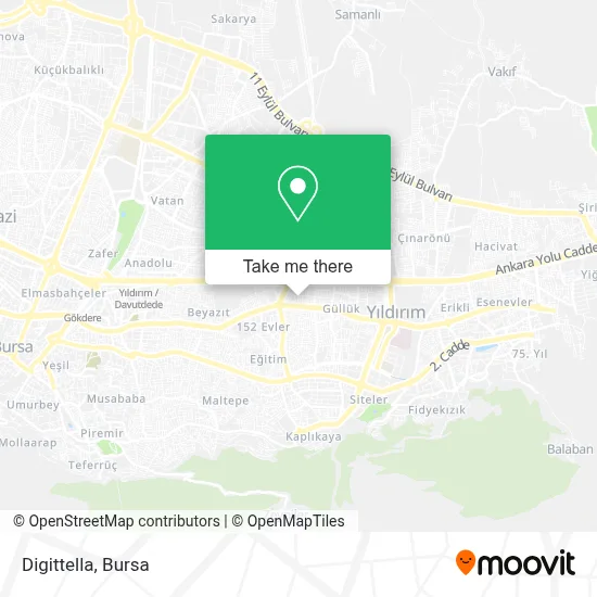 Digittella map
