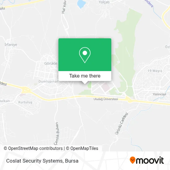 Coslat Security Systems map