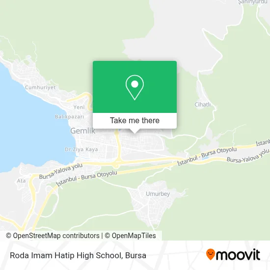 Roda Imam Hatip High School map