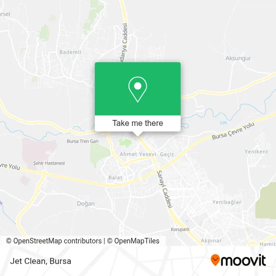 Jet Clean map