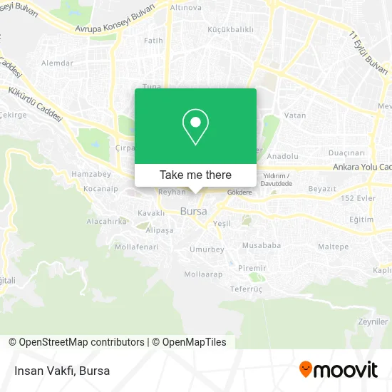 Insan Vakfi map