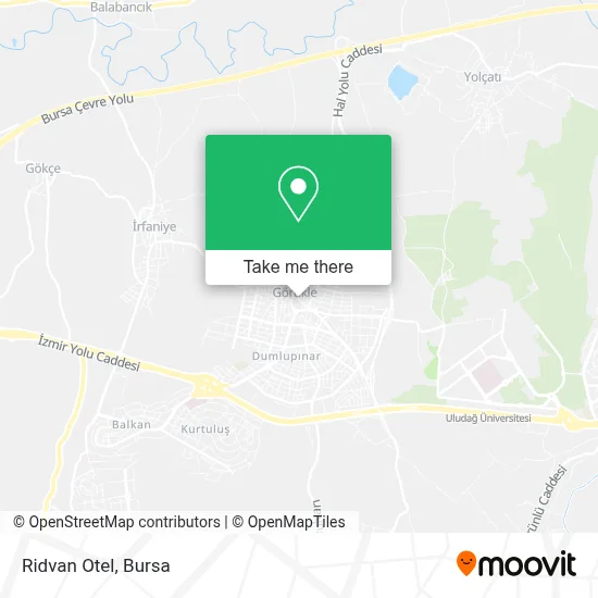 Ridvan Otel map