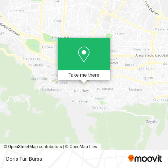Doris Tur map