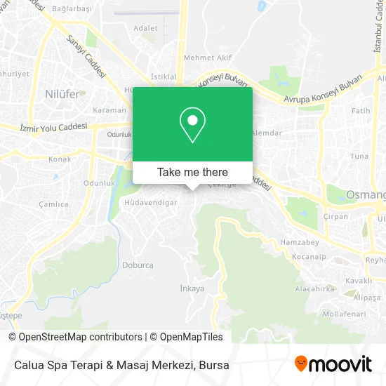 Calua Spa Terapi & Masaj Merkezi map