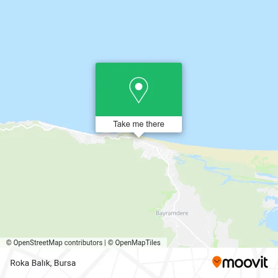 Roka Balık map