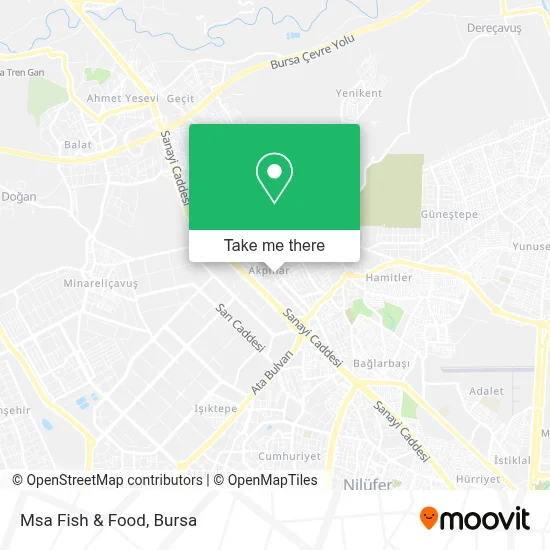 Msa Fish & Food map