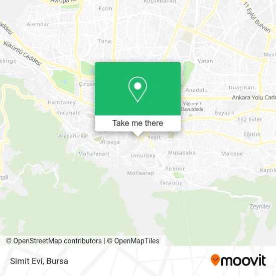 Simit Evi map