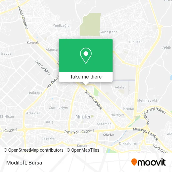 Modiloft map