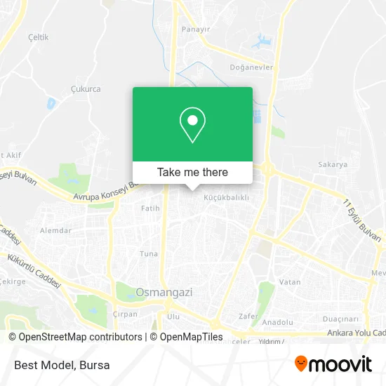 Best Model map
