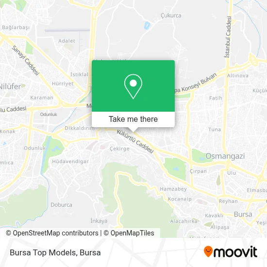 Bursa Top Models map