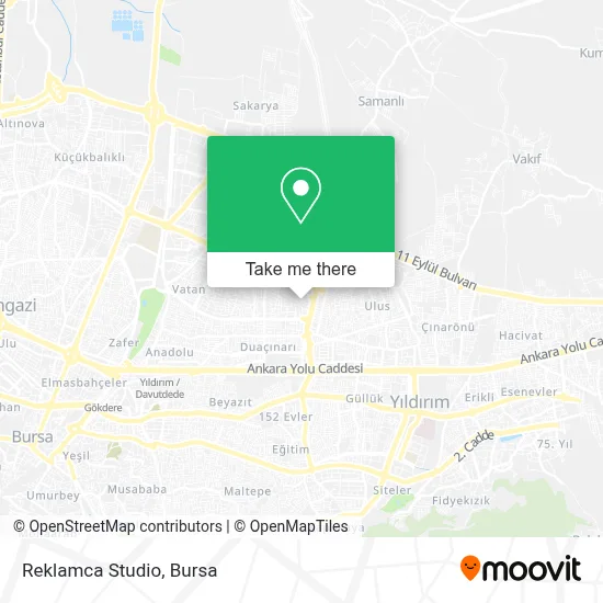 Reklamca Studio map