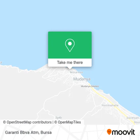 Garanti Bbva Atm map