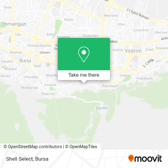 Shell Select map