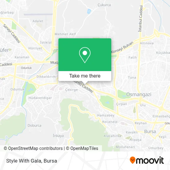 Style With Gala map