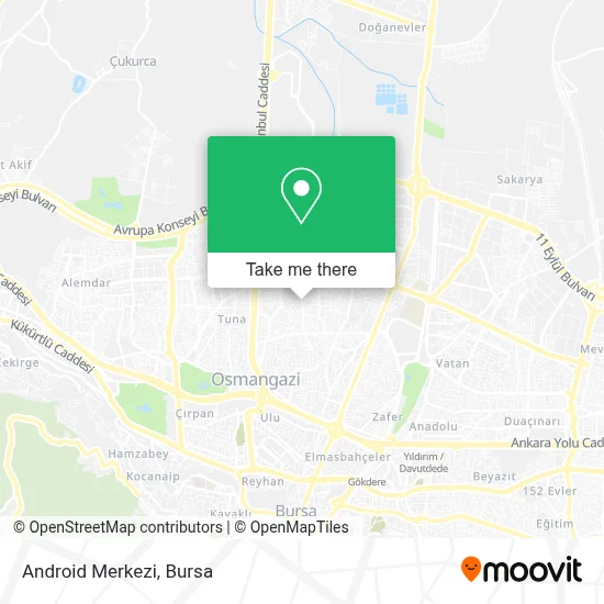 Android Merkezi map