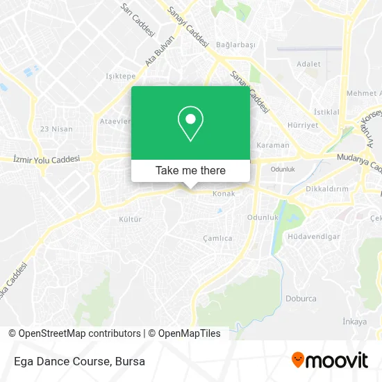 Ega Dance Course map