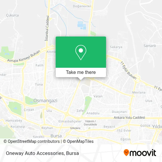 Oneway Auto Accessories map
