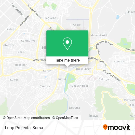 Loop Projects map