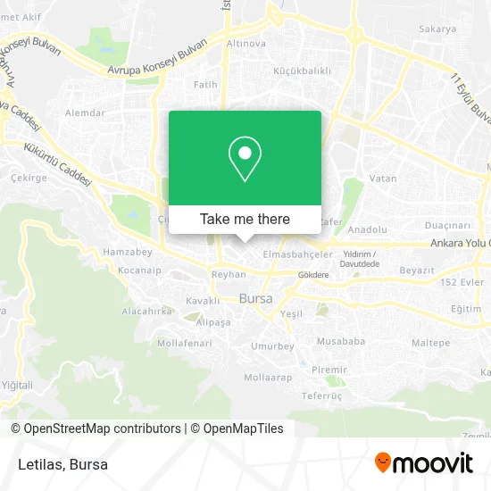 Letilas map