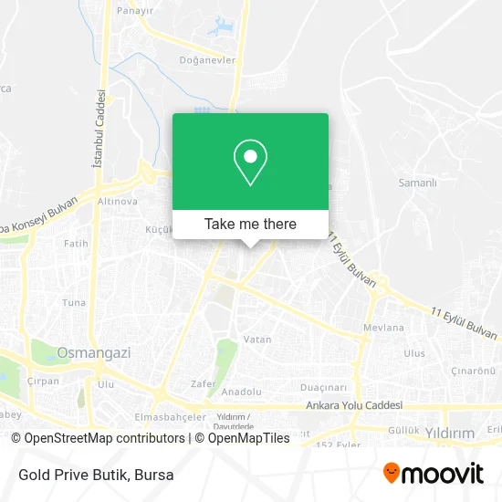 Gold Prive Butik map