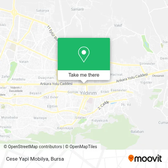 Cese Yapi Mobilya map
