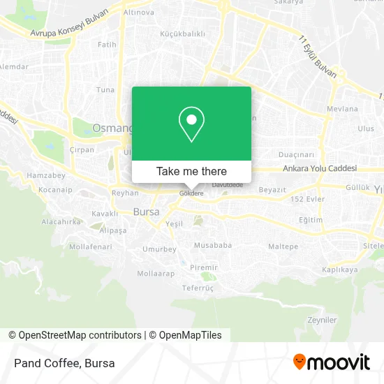 Pand Coffee map