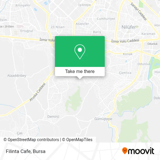 Filinta Cafe map