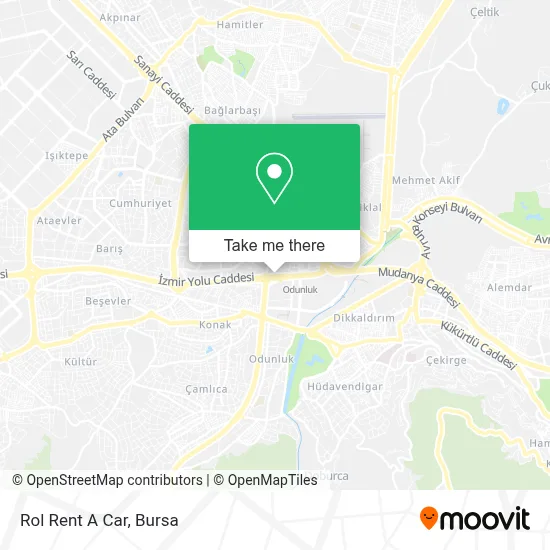 Rol Rent A Car map