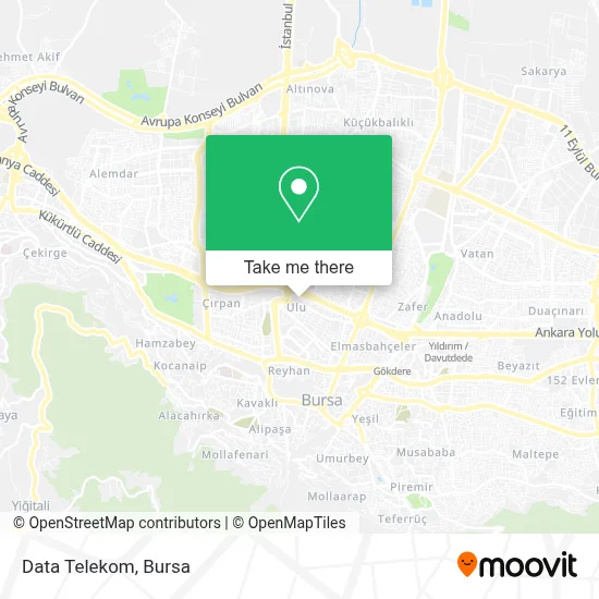 Data Telekom map