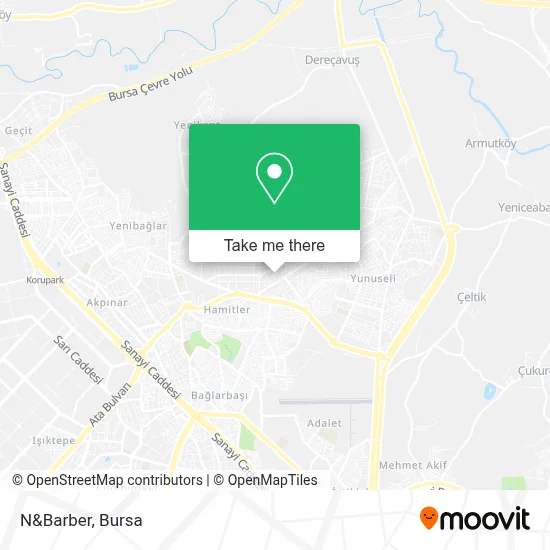 N&Barber map