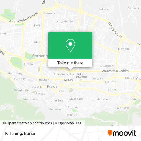 K Tuning map