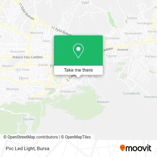 Pvc Led Light map