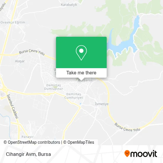 Cihangir Avm map