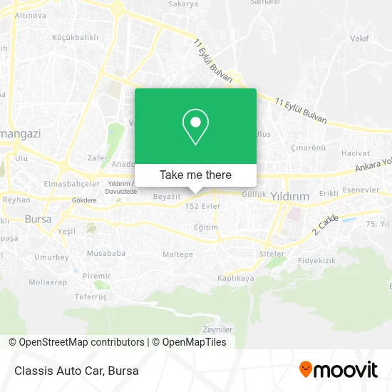 Classis Auto Car map