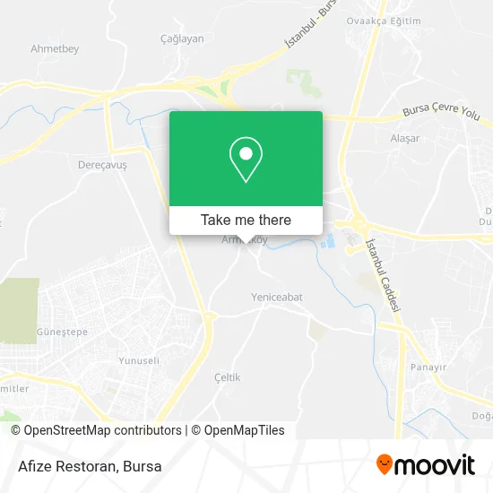 Afize Restoran map