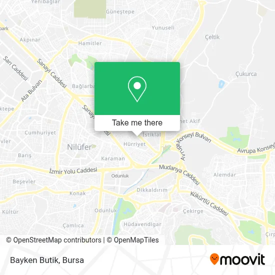 Bayken Butik map