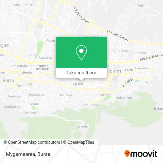 Mygamearea map