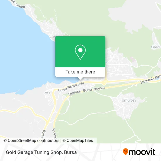 Gold Garage Tuning Shop map