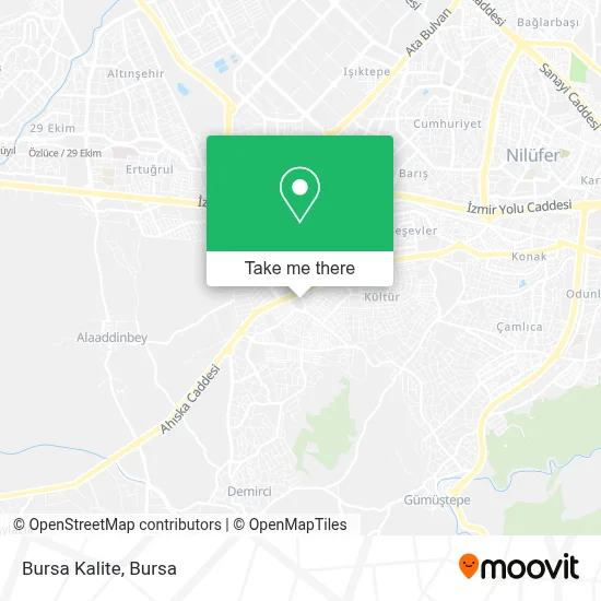 Bursa Kalite map