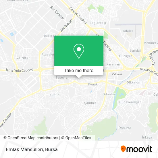 Emlak Mahsulleri map