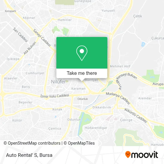 Auto Rental' S map