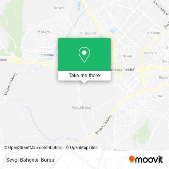 Sevgi Bahçesi map