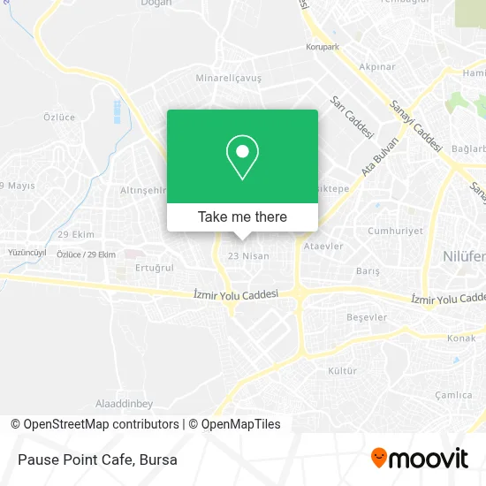 Pause Point Cafe map