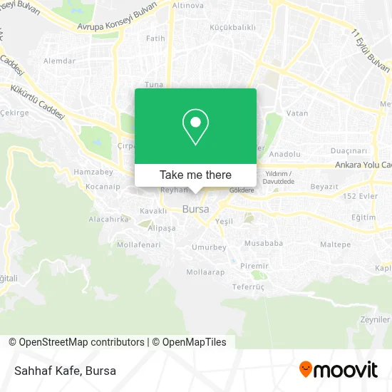 Sahhaf Kafe map