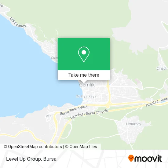 Level Up Group map