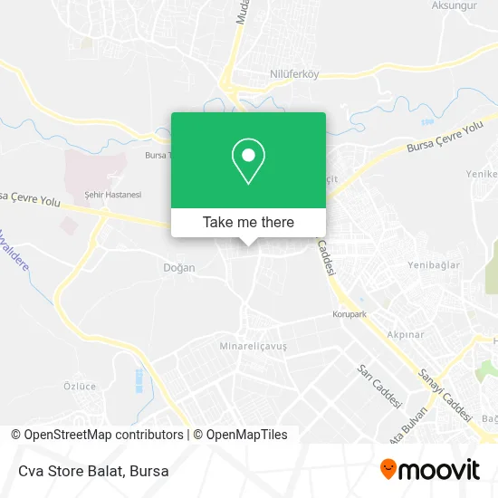 Cva Store Balat map
