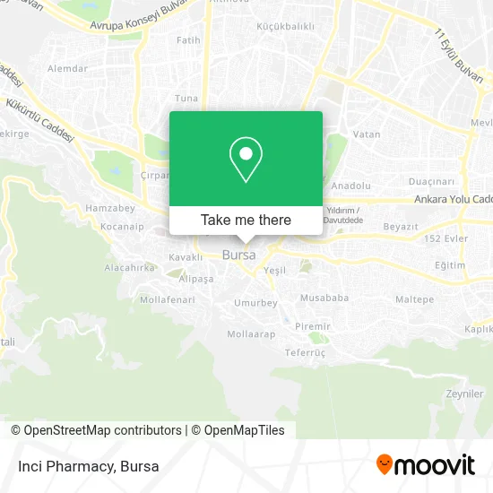 Inci Pharmacy map