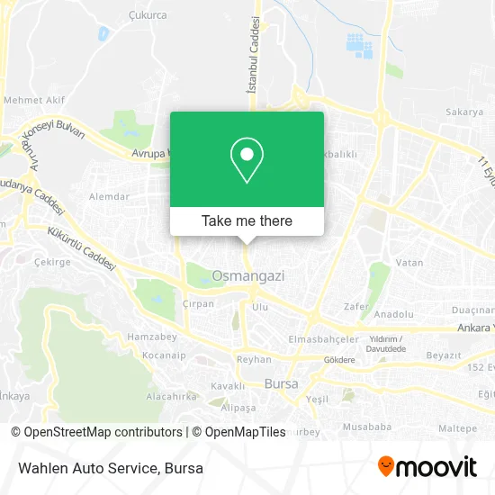 Wahlen Auto Service map